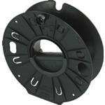 Cordwheel® - Large, Black spool with Black centre handle