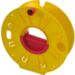 Cordwheel® - Large, Yellow  spool with Red centre handle and winder knob