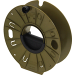 Cordwheel® - Large, Olive green spool with Black centre handle