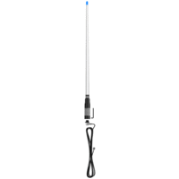 Antenna, UHF, Collinear, Fibreglass, S/S Spring, 4.5dB Gain, 1100mm Long, White, 477 MHz, Cable Assembly, Kit