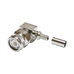 TNC Male Right Angle connector by Times for the LMR-200 cable series