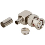 BNC Male Right Angle connector by Times for the LMR-240 cable series