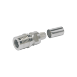 QMA Male Straight Plug connector by Times for the LMR-240 cable series