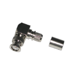 BNC Male Right Angle connector by Times for the LMR-400 cable series