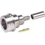 QN Female Straight Jack connector by Times for the LMR-400 cable series