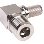 QN Male Right Angle connector by Times for the LMR-400 cable series