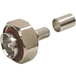 7/16 DIN Female Straight Jack connector by Times for the LMR-600 cable series