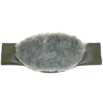 Headband, Leather, Lambswool Cover, Replacement
