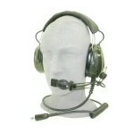 Headset, Military, F/A-18 Black Noise, Noise Cancelling Microphone, TP-102 Plug