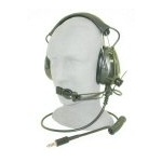Headset, Military, Black Noise, Field Replaceable Noise Cancelling Microphone, TP-102 Plug