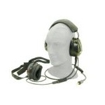 Headset, Military, Hawk 127, Black Noise, Field Replaceable Noise Cancelling Microphone Right Hand Side Mount,  Plug