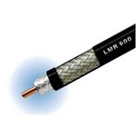 Low Loss Flexible LMR-600-FR Fire Rated  Coax Cable Double Shielded with Black FRPVC Jacket