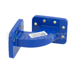 WR-90 Commercial Grade Waveguide H-Bend with CPR-90G Flange Operating from 8.2 GHz to 12.4 GHz