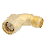 Adapter SMA M-SMA F Right Angle Gold Plated