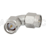 SMA Male to SMA Male Radius Right Angle Adapter, Up To 40 GHz