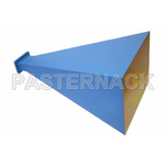 WR-187 Waveguide Standard Gain Horn Antenna Operating From 3.95 GHz to 5.85 GHz With a Nominal 20 dBi Gain With CMR-187 Flange