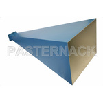 WR-430 Waveguide Standard Gain Horn Antenna Operating From 1.7 GHz to 2.6 GHz With a Nominal 20 dBi Gain With CPR-430F Flange