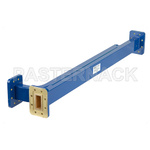 WR-112 Waveguide 30 dB Broadwall Coupler, CPR-112G Flange, E-Plane Coupled Port, 7.05 GHz to 10 GHz, Copper Alloy