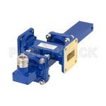 WR-90 Waveguide 40 dB Crossguide Coupler, UG-39/U Square Cover Flange, N Female Coupled Port, 8.2 GHz to 12.4 GHz, Bronze