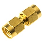 SMA Male to SMA Male, Gold, 18GHz, Adapter