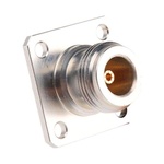 N Female to SMA Female, Square Flange, 11GHz, Adapter 
