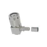 TNC Male Right Angle connector by Times for the LMR-240 cable series