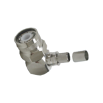 HN Male Right Angle connector by Times for the LMR-400 cable series