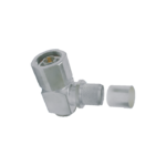 N Type Male Right Angle connector by Times for the LMR-600 cable series