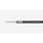 TCOM Low Loss Low Passive Intermod TCOM-500-FR Outdoor Rated Coax Cable Double Shielded with Zero-Halogen Black Jacket