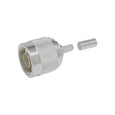 N Type Male Straight Plug connector by Times for the LMR-200 cable series