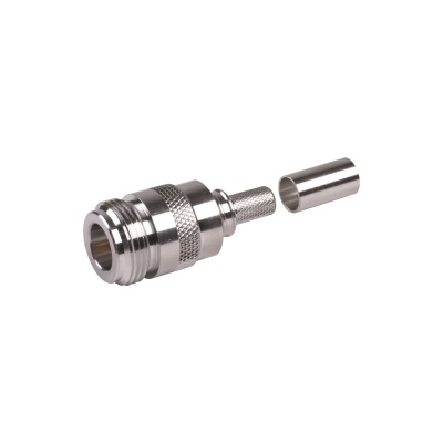 N Type Female Straight Jack connector by Times for the LMR-240 cable series