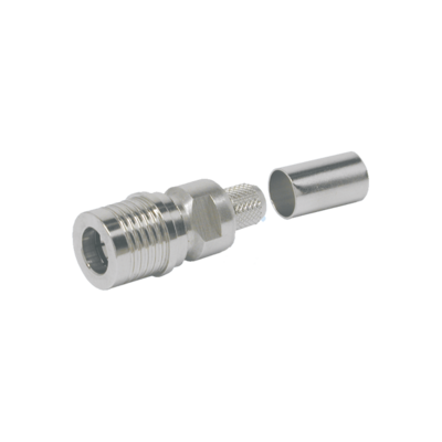 QMA Male Straight Plug connector by Times for the LMR-240 cable series