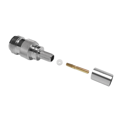 N Type Female Straight Jack connector by Times for the LMR-300 cable series