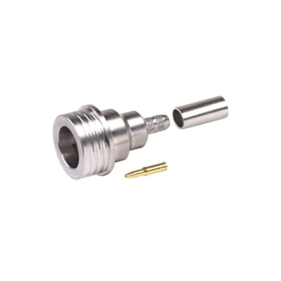 QN Female Straight Jack connector by Times for the LMR-400 cable series