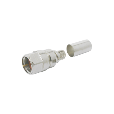 F Type Male Straight Plug connector by Times for the LMR-600 cable series