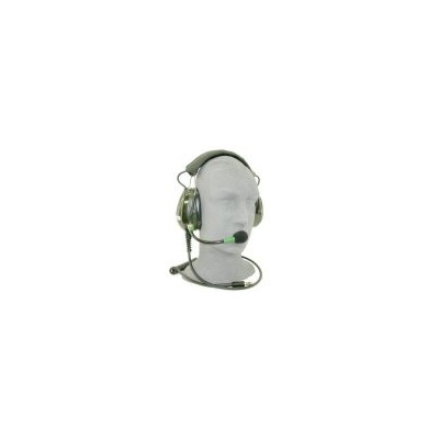 Headset, Military, Black Noise, Field Replaceable Noise Cancelling Microphone Right Side Mounted, TP-102 Plug