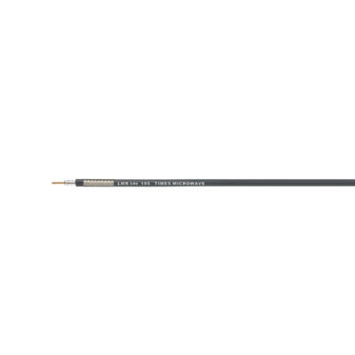 LMR® lite-195, Flexible Low Loss Cable, with Aluminum Braid, Black PE Jacket