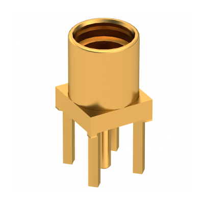 MMCX / Straight Jack Receptacle for PCB Solder Legs
