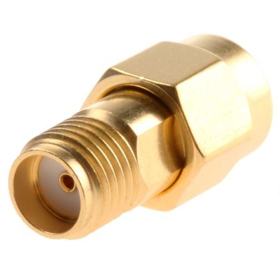 SMA Male to SMA Female, Gold, 18GHz, Adapter