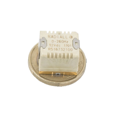 SMT Micro SPDT Quartz Switches, ,Latching, 2 Coils, DC - 8GHz (24 Vdc)