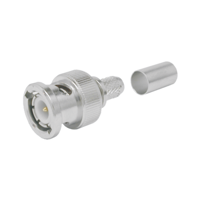 BNC Male Straight Plug connector by Times for the LMR-240 cable series