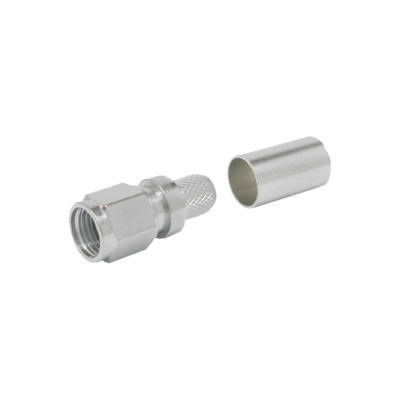 SMA Male Reverse Polarity connector by Times for the LMR-240 cable series