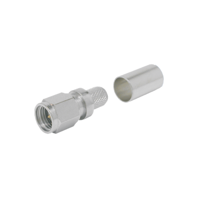 SMA Male Straight Plug connector by Times for the LMR-240 cable series