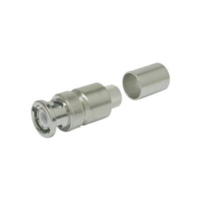 BNC Male Straight Plug connector by Times for the LMR-400 cable series