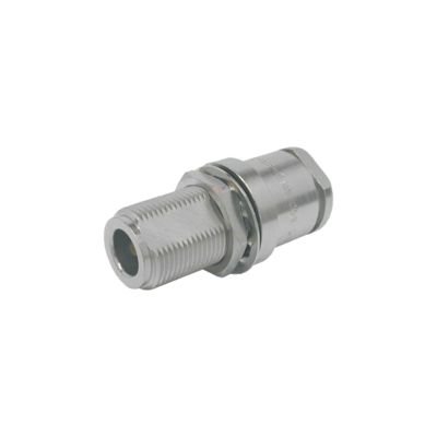 N Type Female Bulkhead Jack connector by Times for the LMR-400 cable series