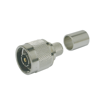 N Type Male Reverse Polarity connector by Times for the LMR-400 cable series