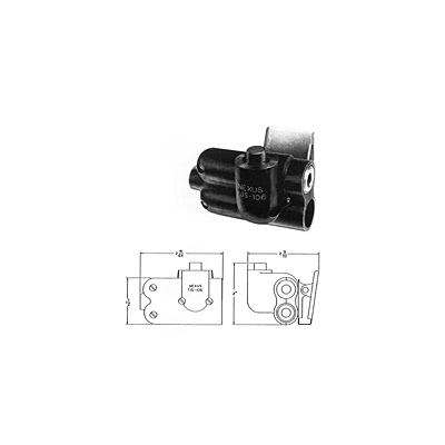 Telephone Jack Switch Biaxial Shielded with Clothing Clip